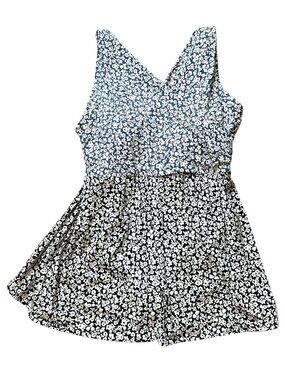 Lands' End Surplice Wrap Swim Dress Size 24W